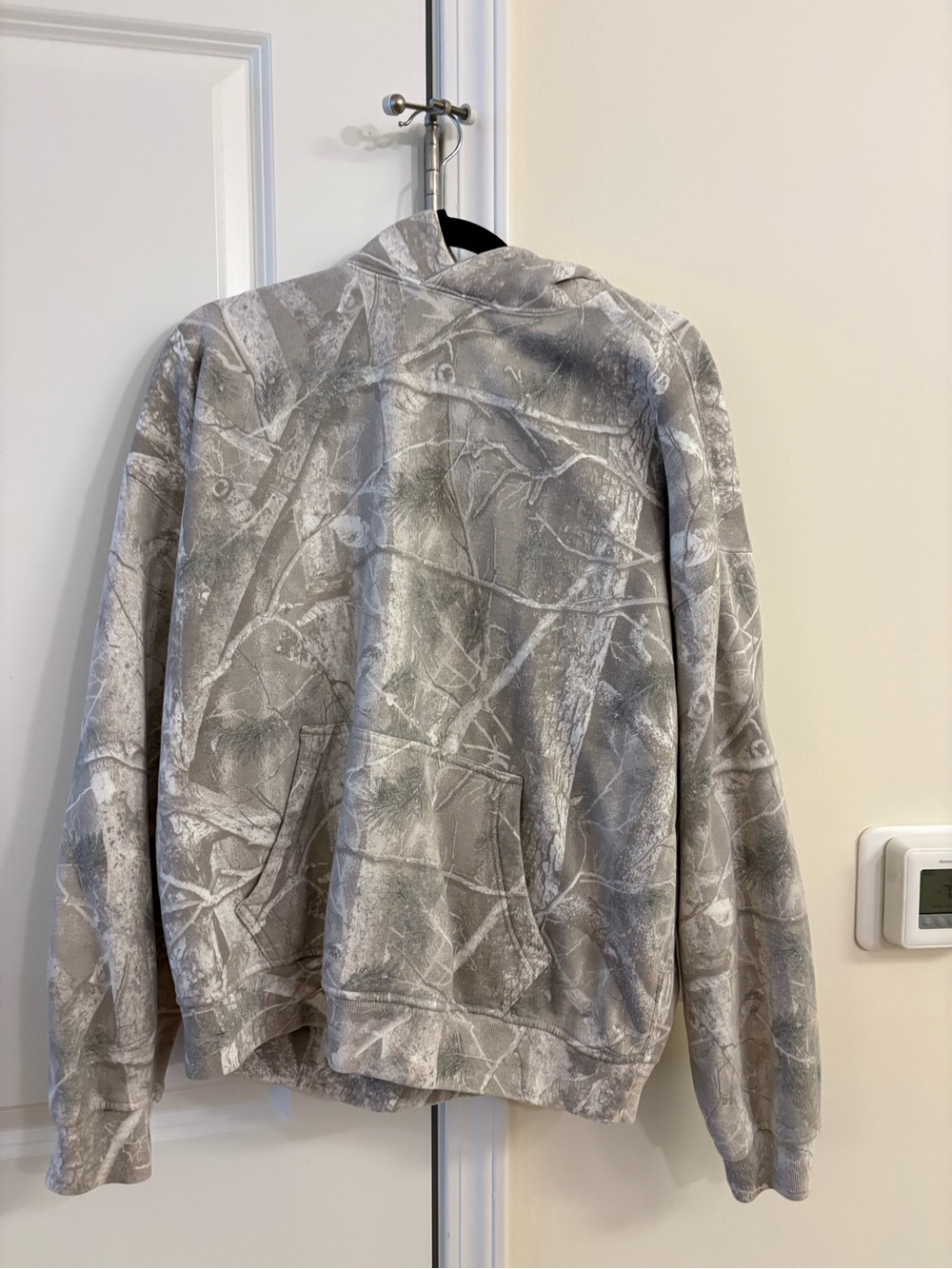 Abercrombie & Fitch Gray Camouflage Hoodie